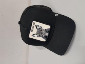 CS320/2024 BLACK CAP WITH DOG IMAGE